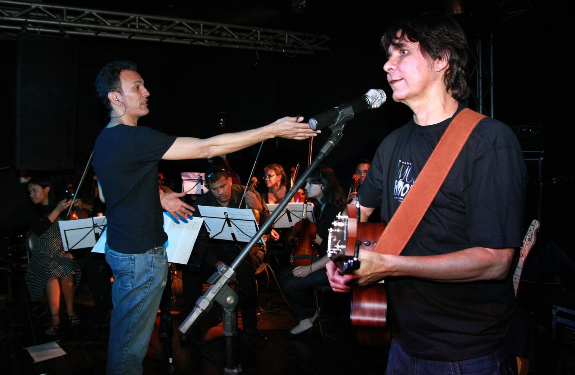 Carlos Laudares com Lô Borges